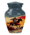 cowboy urn for ashes.