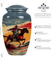 cowboy urn for ashes.