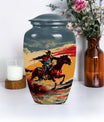 cowboy urn for ashes.