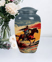 cowboy urn for ashes.