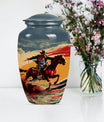 cowboy urn for ashes.