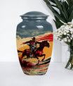 cowboy urn for ashes.