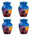 Cowboy Theme 3 Inch Keepsake Pack of 4