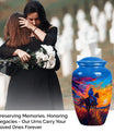  cowboy urn with butterfly t