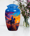  cowboy urn with butterfly t