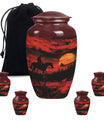 cowboy urn for cremation ashes