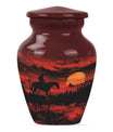 cowboy urn for cremation ashes