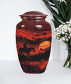 cowboy urn for cremation ashes