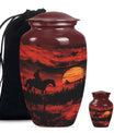 cowboy urn for cremation ashes