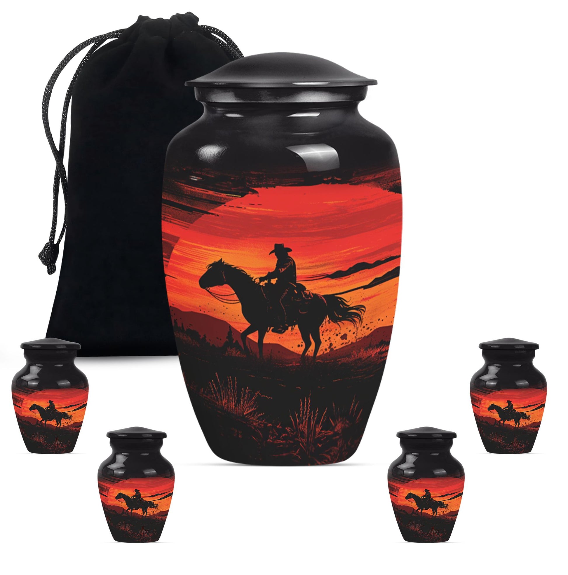 cowboy urn for ashes