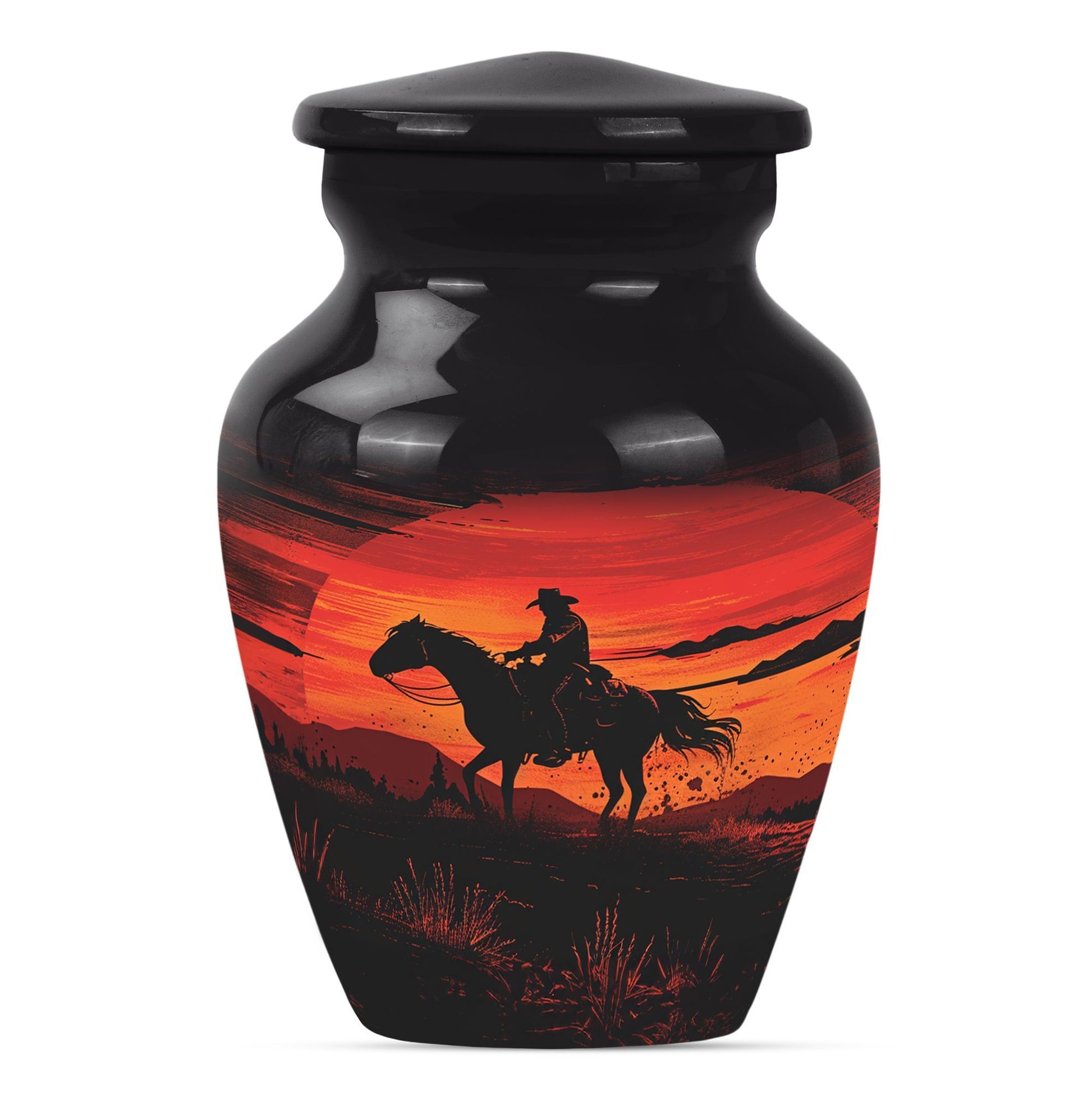 cowboy urn for ashes