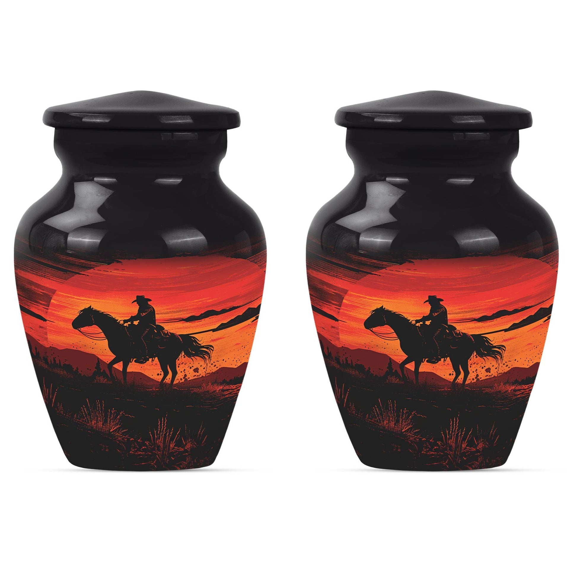 cowboy urn for ashes