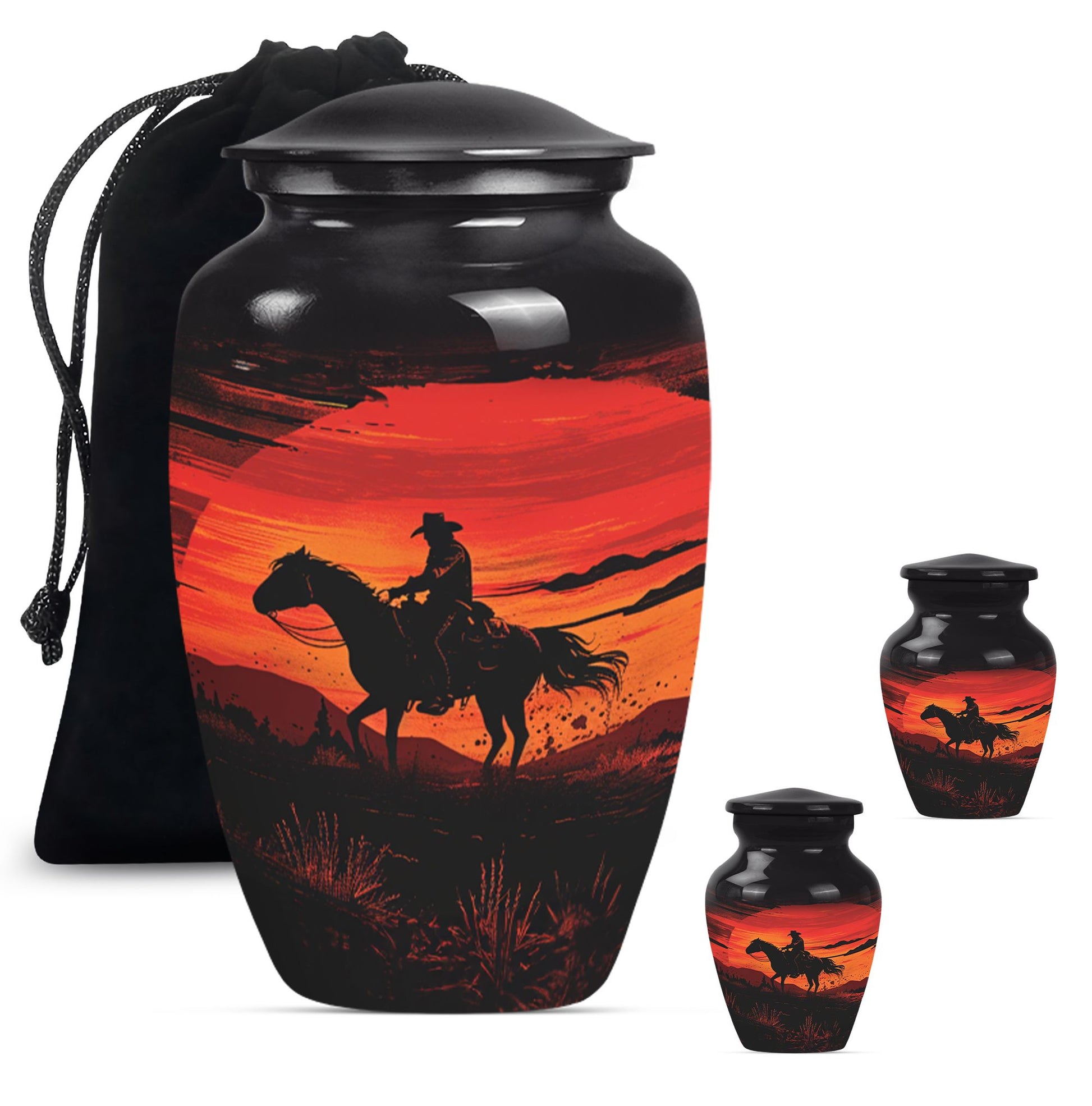 cowboy urn for ashes