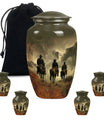 10-inch classic cowboy urn made butterfly theme 