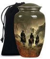 10-inch classic cowboy urn made butterfly theme 