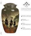 10-inch classic cowboy urn made butterfly theme 