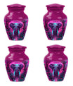 Mamoth Theme 3 Inch Keepsake Pack of 4