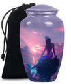 Mermaid Theme Large Urn 10 Inch