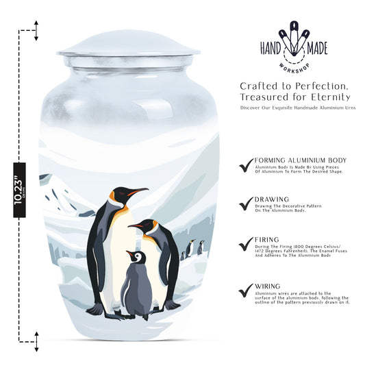  penguin urn for ashes,