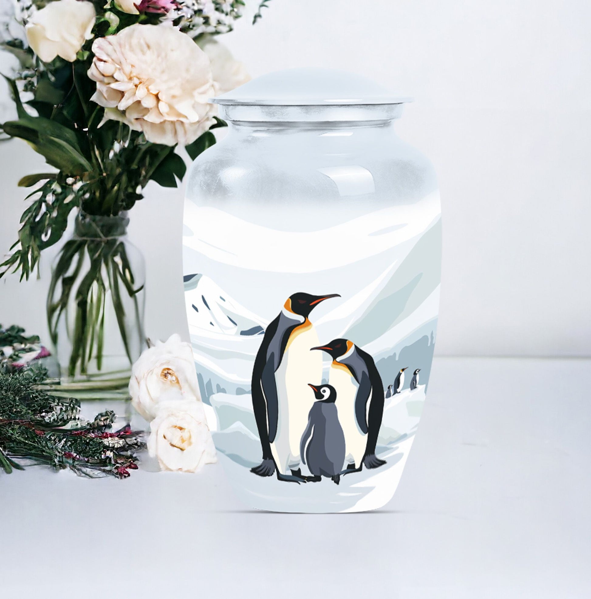  penguin urn for ashes,