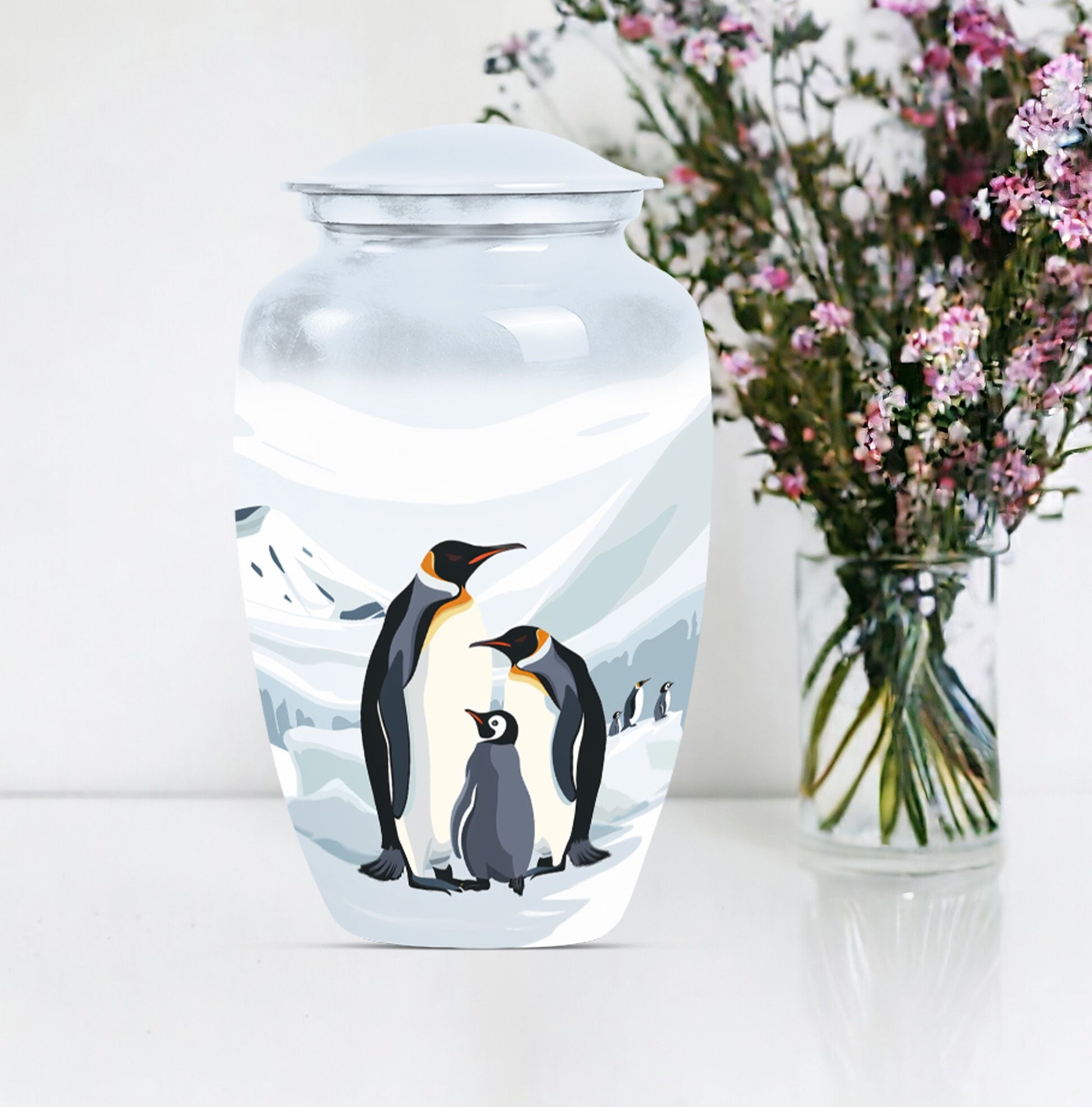  penguin urn for ashes,