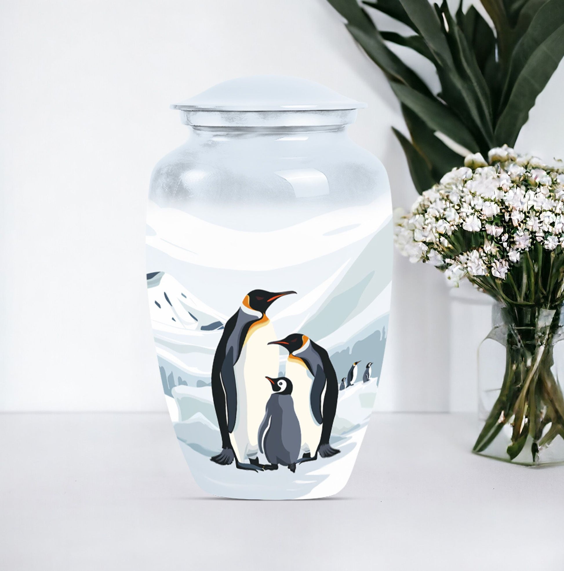  penguin urn for ashes,