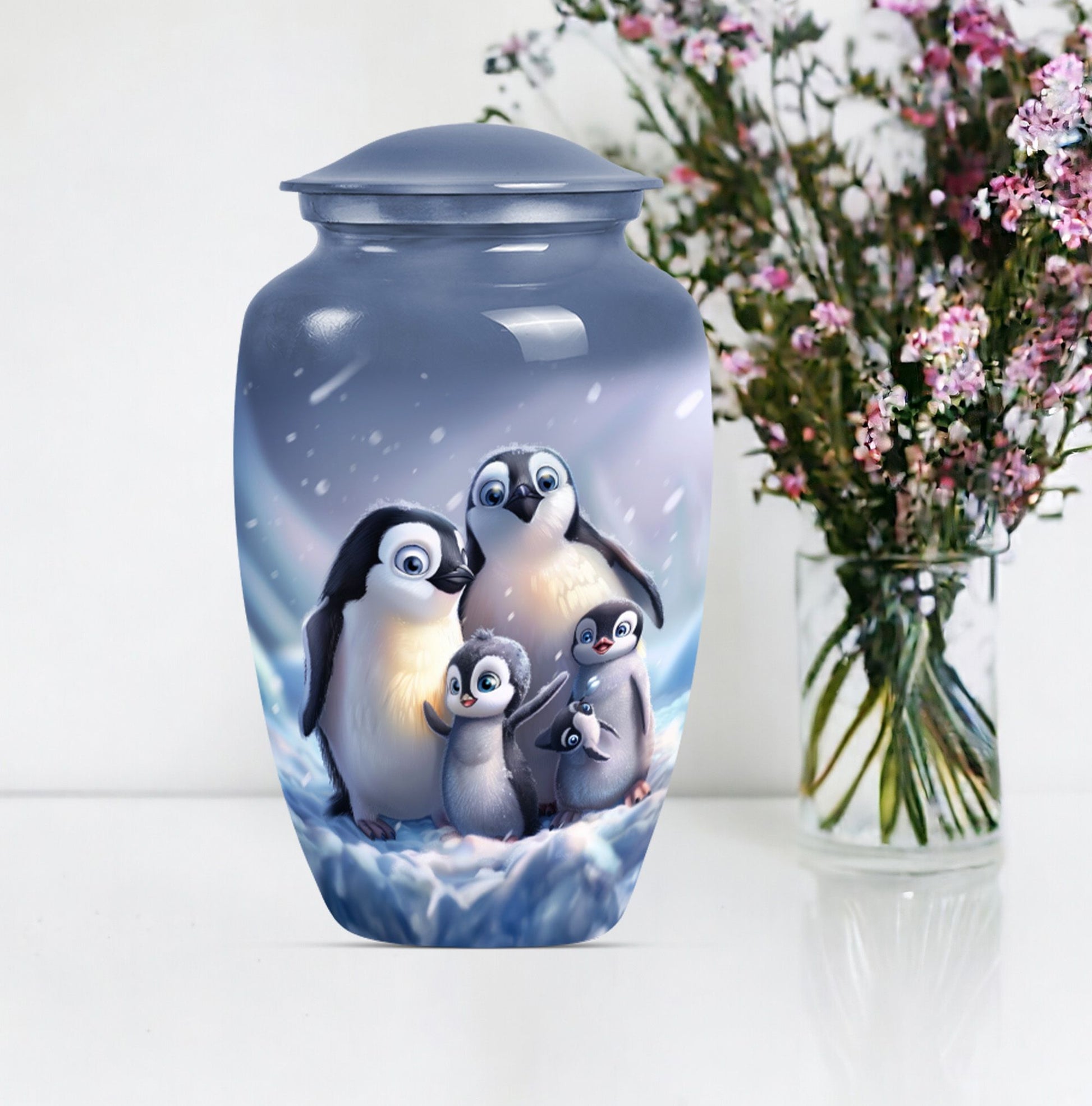 Penguin Urn For Human Ashes