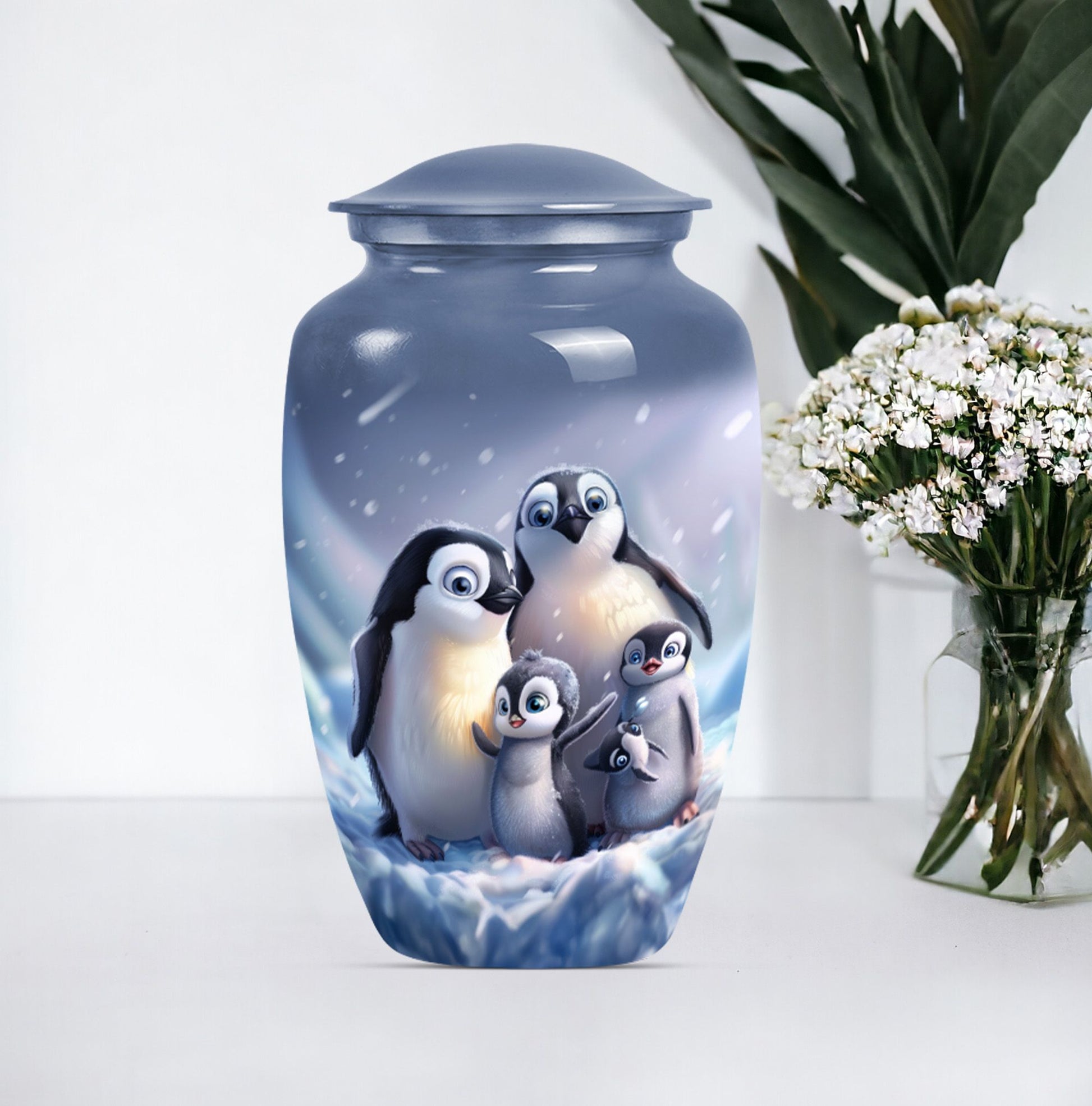 Penguin Urn For Human Ashes