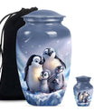 Penguin Urn For Human Ashes