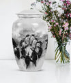 Classic Butterfly-themed Penguin Urn