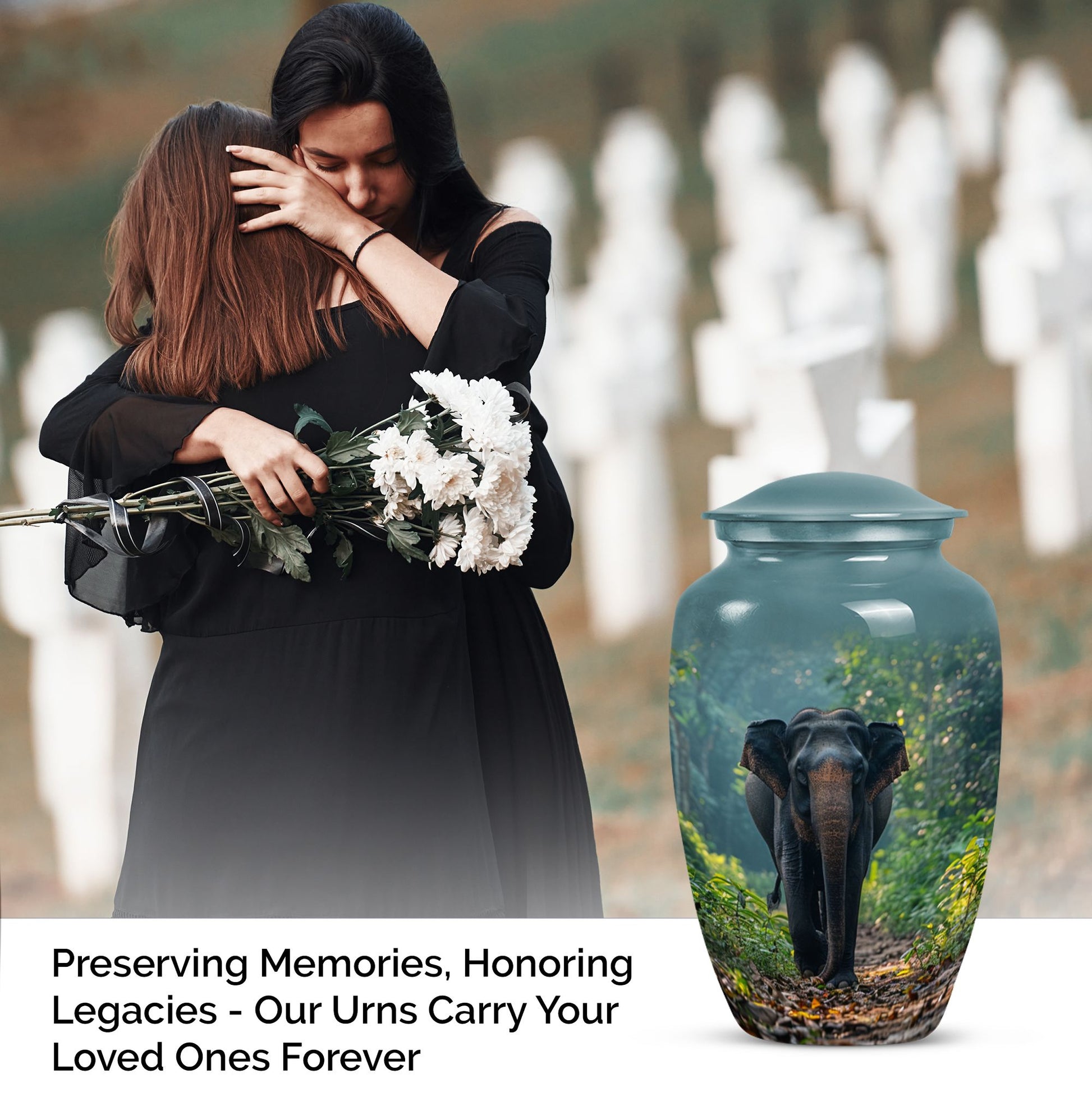  urn featuring butterfly theme 