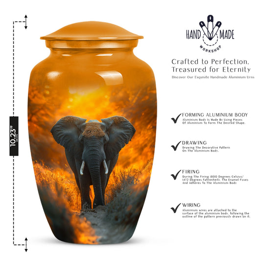 Elephant urn for male