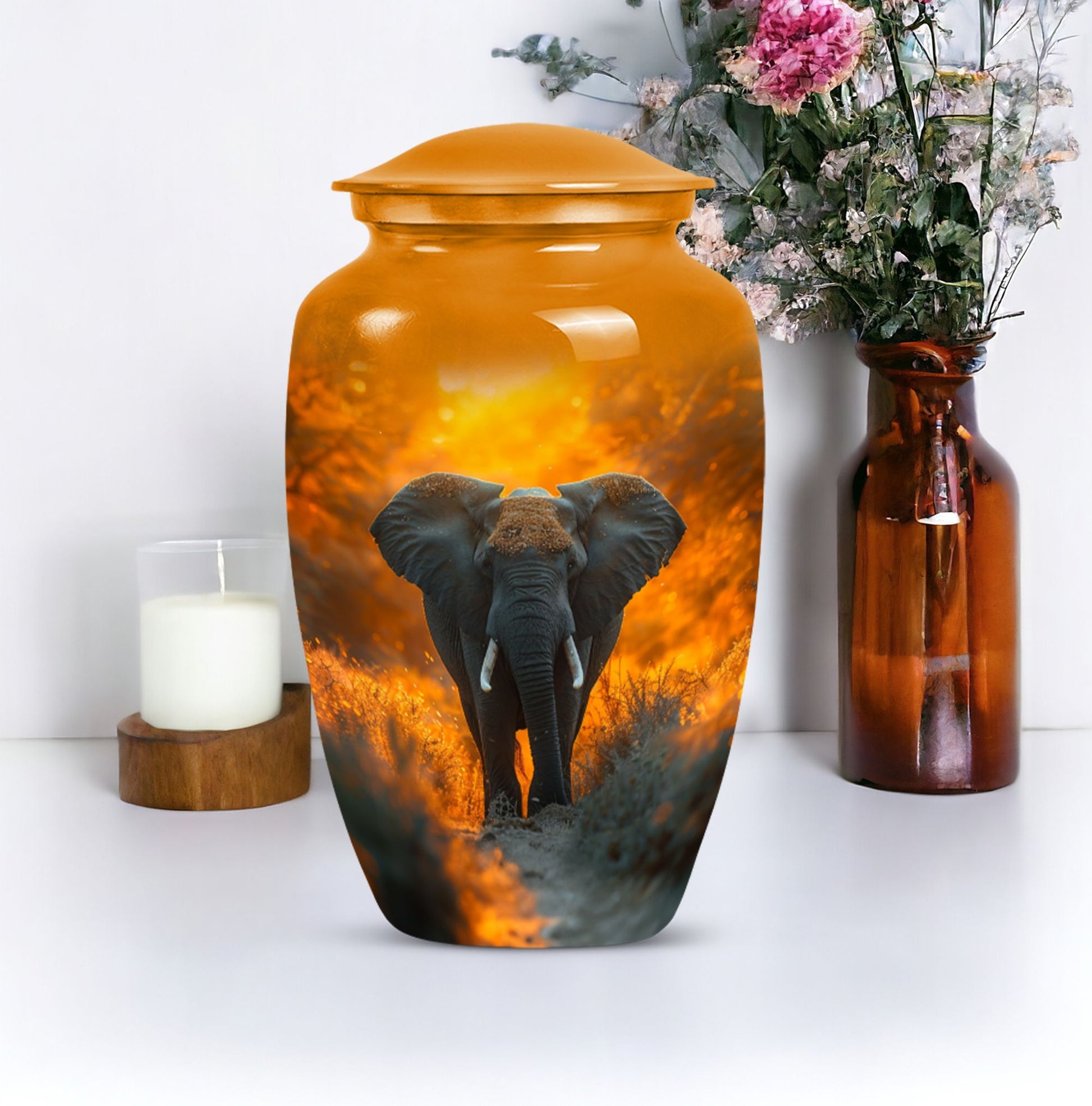 Elephant urn for male