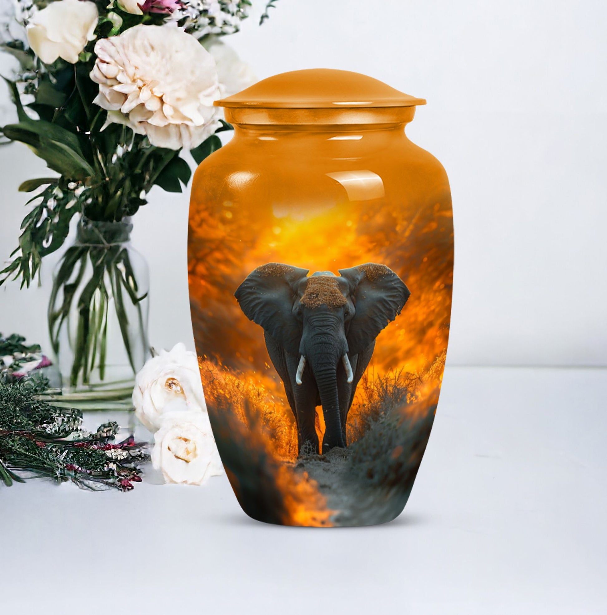 Elephant urn for male