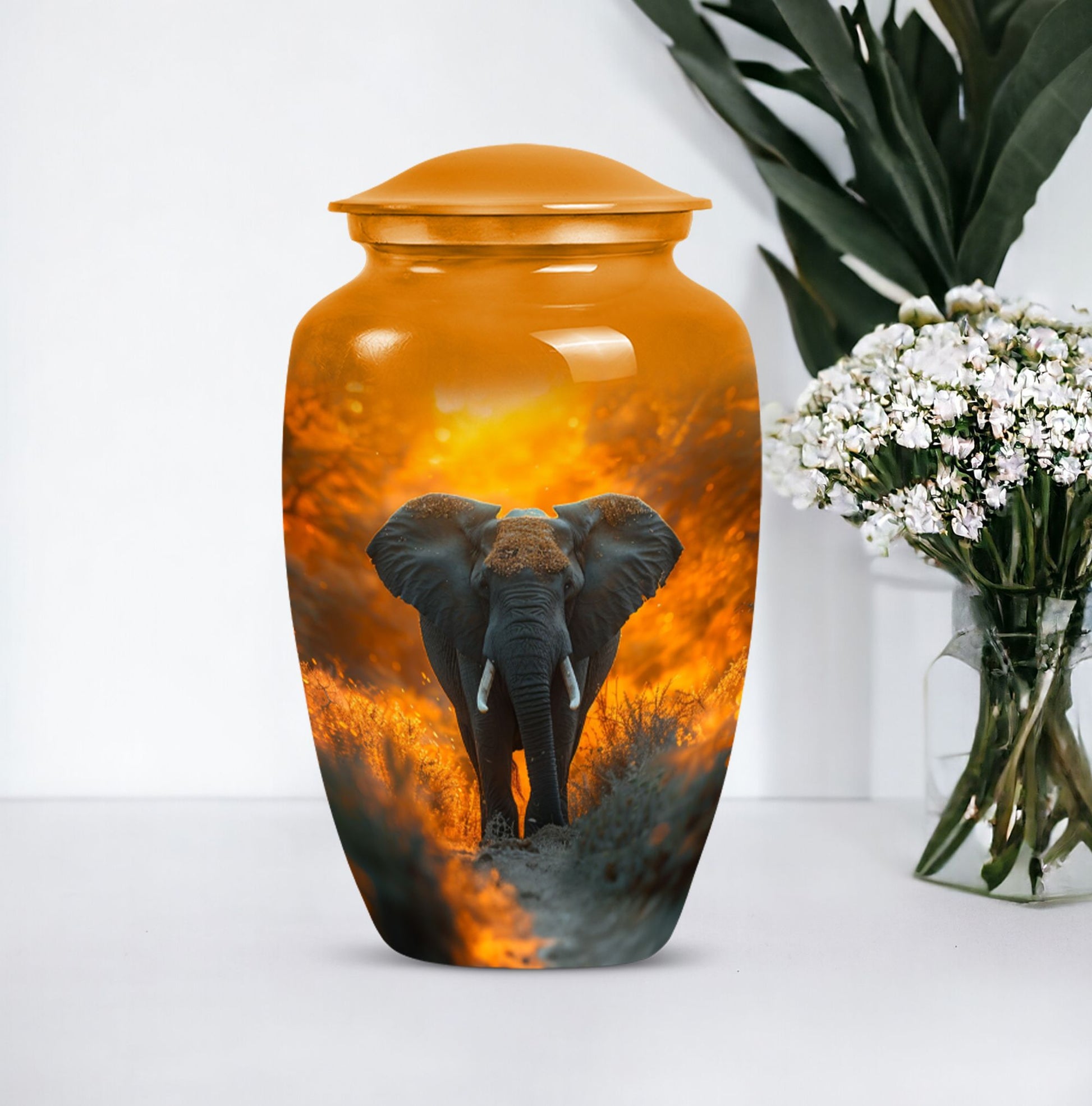 Elephant urn for male