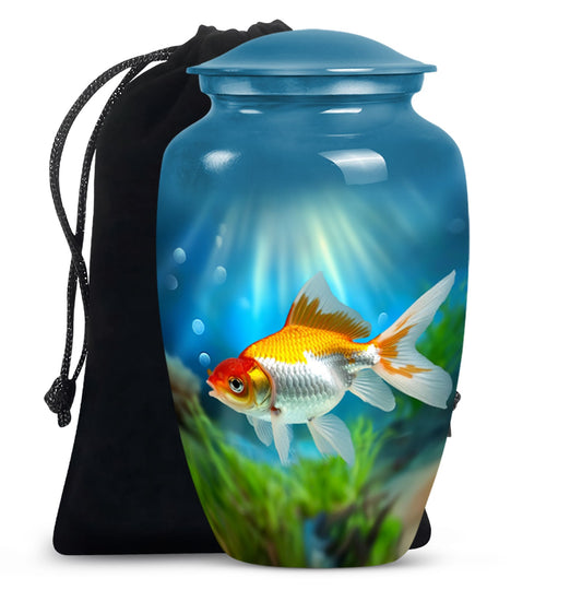 10-inch goldfish urn