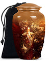  gold fish urn for cremation ashes 