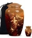  gold fish urn for cremation ashes 