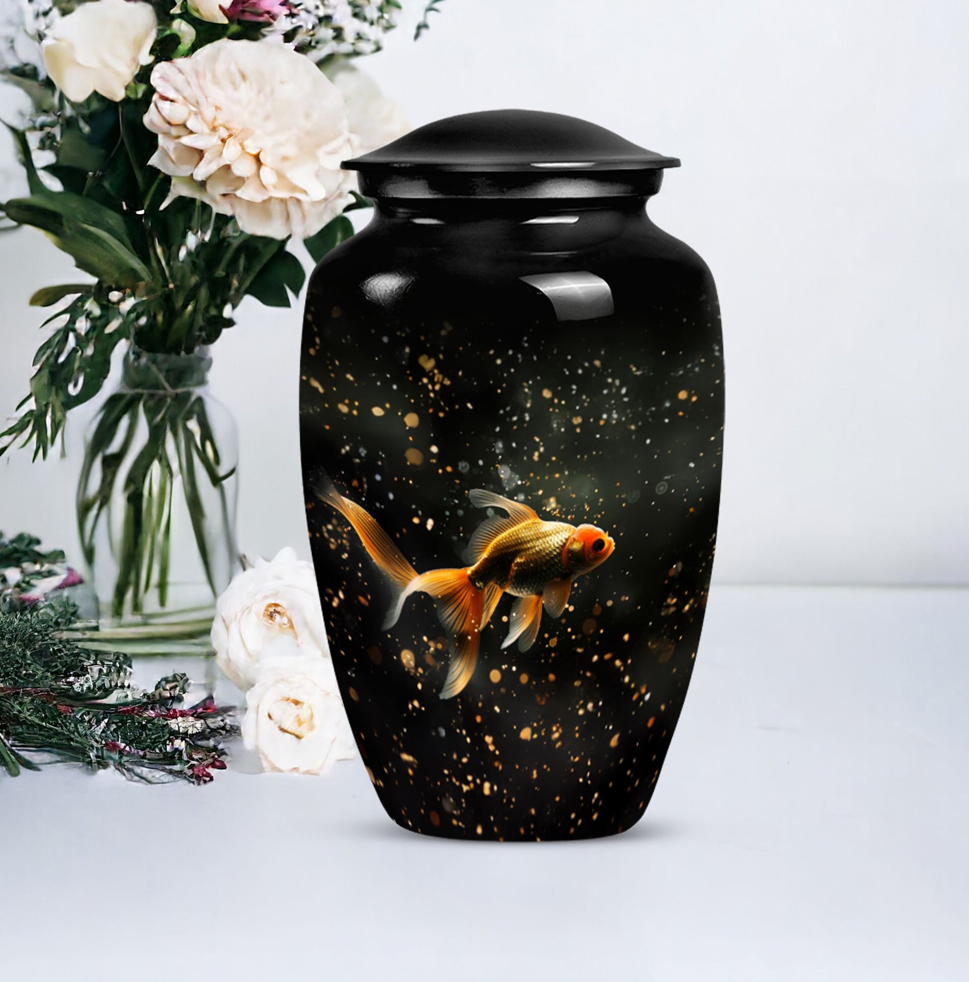 Gold fish Urn