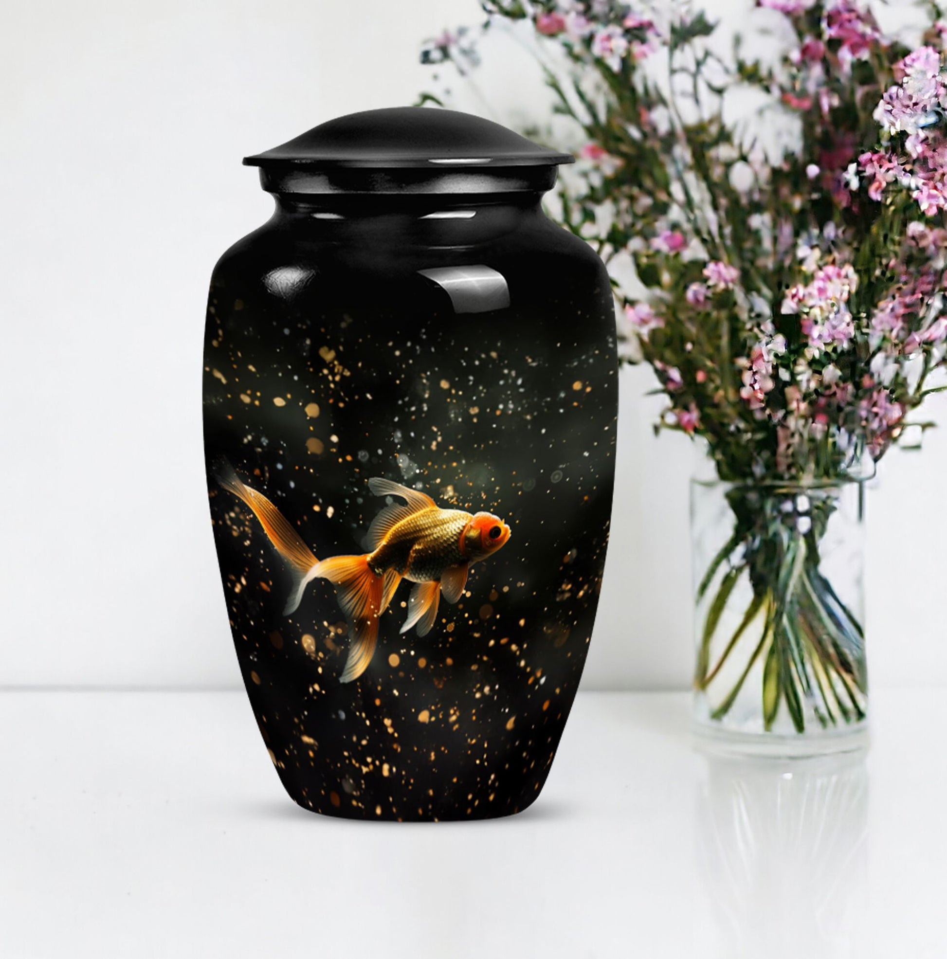 Gold fish Urn