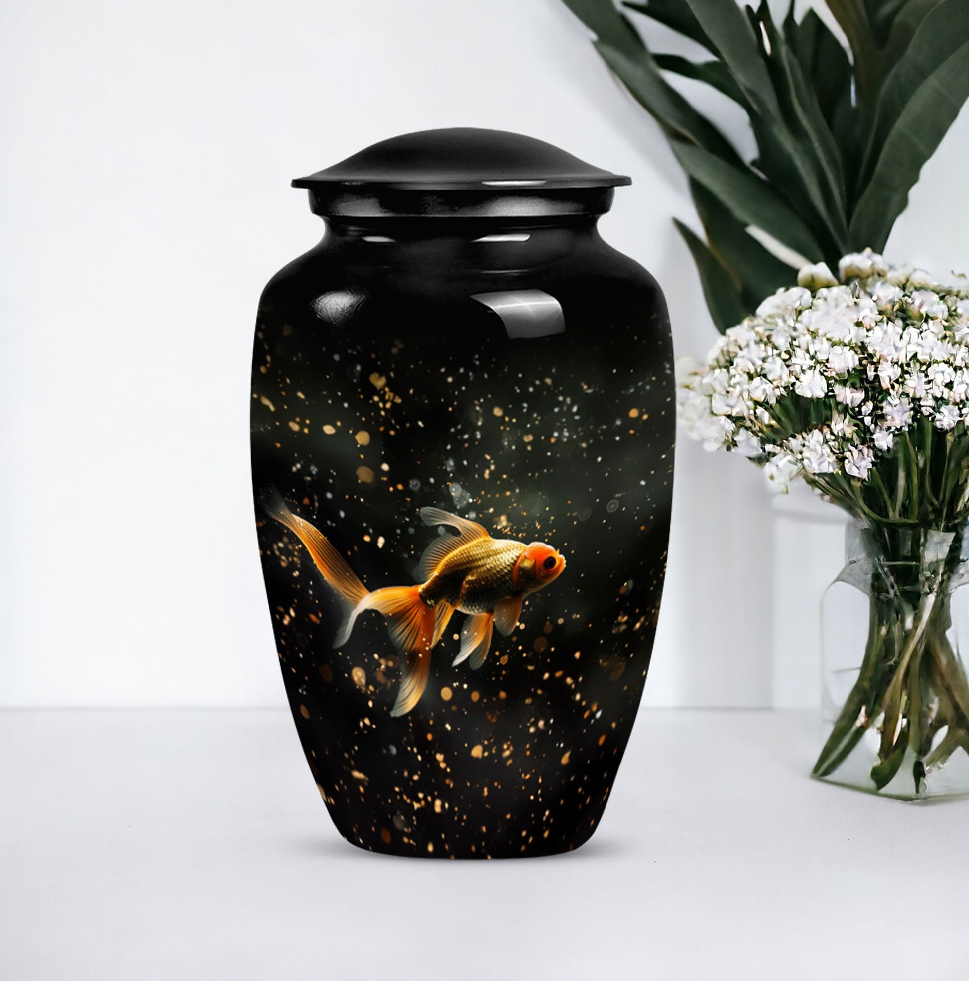 Gold fish Urn