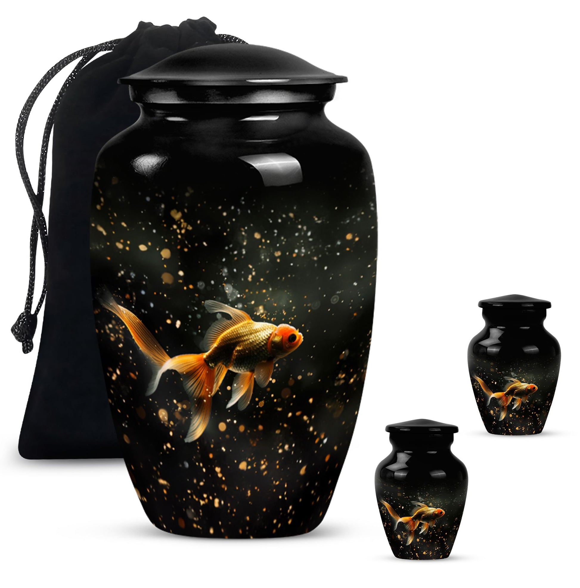 Gold fish Urn