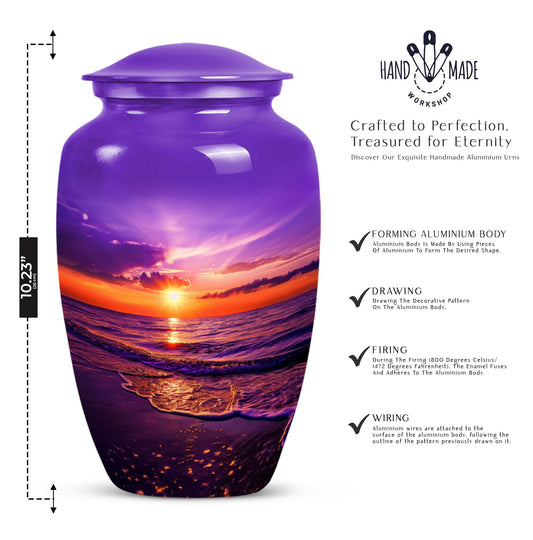 ocean waves urn