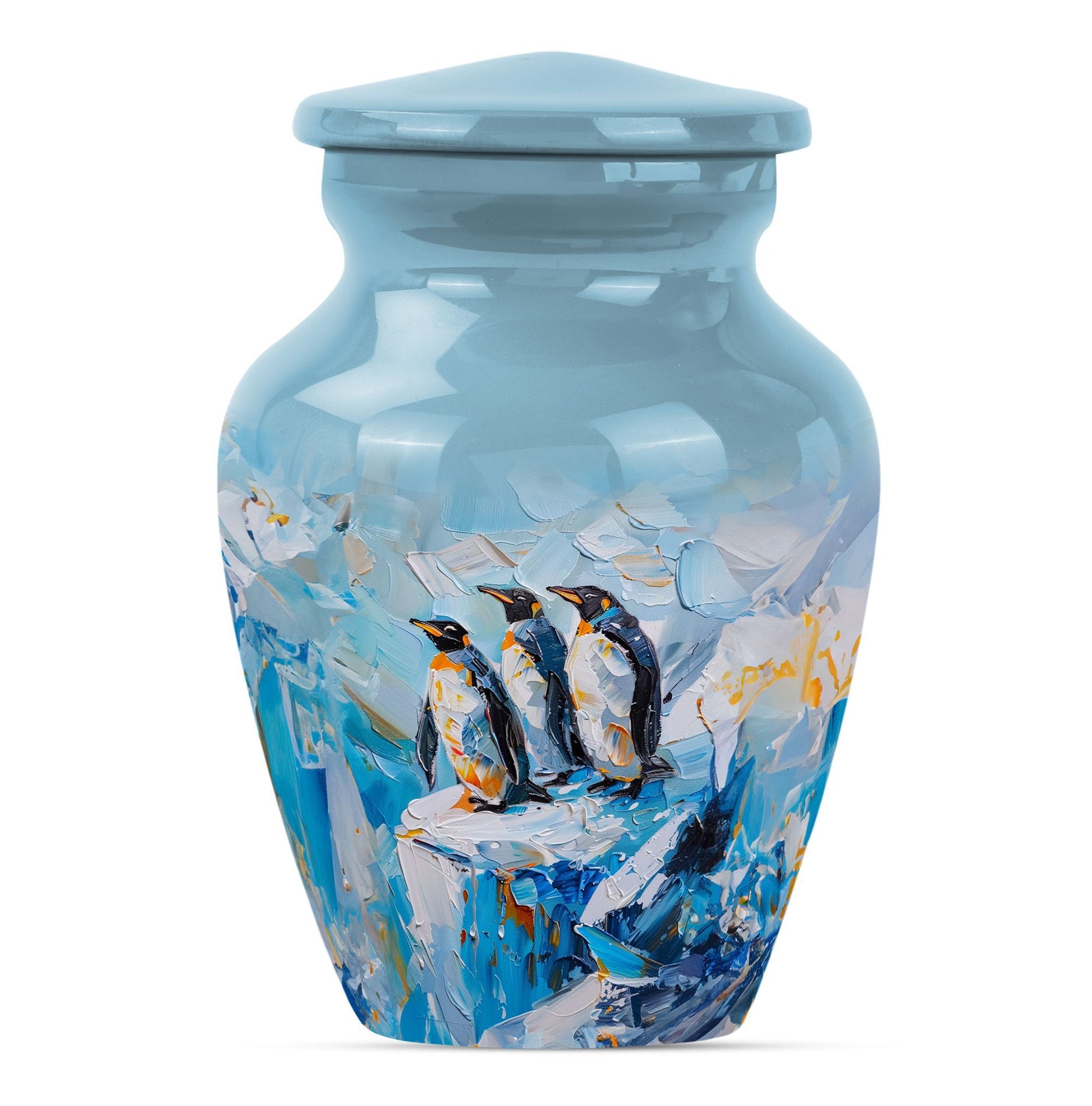 uneral cremation urn with butterfly theme