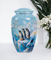 uneral cremation urn with butterfly theme