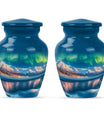 Aurora Borealis Theme 3 Inch Keepsake Pack of 2