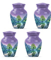 Arora borealis 10-inch classic urn for mother's ashes.