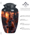  butterfly themed fox Urn, 