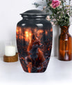  butterfly themed fox Urn, 