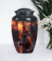  butterfly themed fox Urn, 